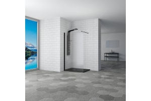 Душевая перегородка RGW Walk In WA-002B 90х195 профиль черный стекло матовое - 2