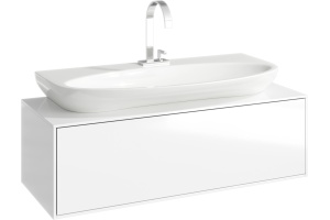 Тумба для комплекта Aqwella 5 stars Genesis 100 белая
