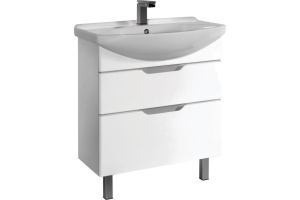 Тумба для комплекта Dreja Laguna Plus 85 белая - 3