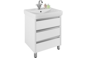 Тумба с раковиной Vod-Ok Бридж 60 белая - 2