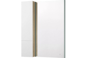 Шкаф подвесной Aquaton Мишель 23 светлое дерево-белый - 3