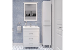 Мебель для ванной STWORKI Хальмстад 65 белая
