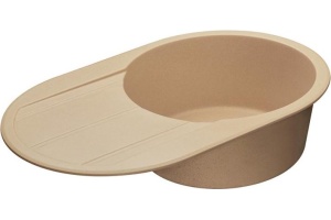 Мойка кухонная AQUATON Амира песочная - 2