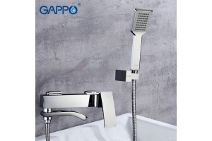 Смеситель для ванны с изливом служит переключателем на лейку хром G3207 - 2