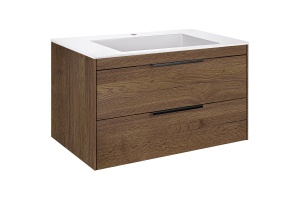 Тумба под раковину Vincea Chiara 80 темное дерево - 2
