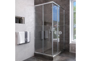 Душевой уголок Veconi Rovigo 90х90, хром (RV113-90-01-C4)