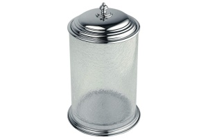 Ведро для мусора Boheme Vogue хром - черный