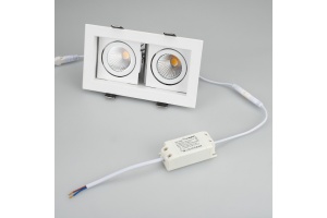 Встраиваемый светодиодный светильник Arlight CL-Kardan-S180x102-2x9W Warm 024127 - 3