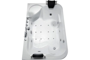 Акриловая ванна Gemy 180х116 с гидромассажем (G9085 K R) - 2