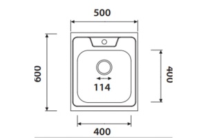 Мойка кухонная Kaiser KSS-6050 - 2