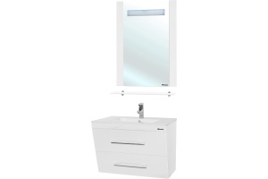 Мебель для ванной Bellezza Берта подвесная 60 белая