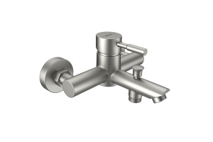 Смеситель Dorff Logic для ванны с душем, нержавеющая сталь