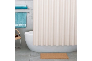 Штора для ванной Wasserkraft Vils 240х200 бежевый - 2