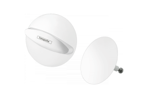 Внешняя часть набора hansgrohe Flexaplus для слива и перелива 58185700, белый матовый