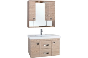 Тумба для комплекта Bellezza Неаполь 90 подвесная 2 ящика карпатская ель - 2