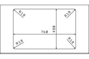 Мойка кухонная Florentina Касси 780 черный - 3