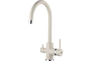 Смеситель для кухни Paulmark Essen бежевый матовый