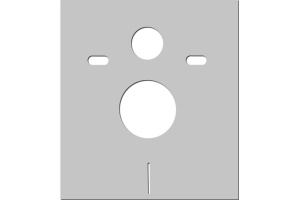 Система инсталляции для унитазов Berges Wasserhaus Atom 410 кнопка хром - 3
