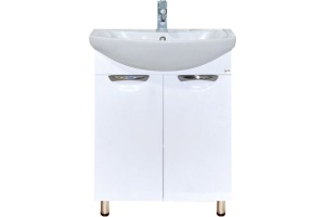 Тумба с раковиной Misty Лаванда 60 прямая