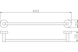 Полотенцедержатель Rav Slezak Colorado 50 золото - 2