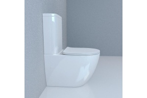 Унитаз напольный Esbano Fortex-N белый с сиденьем микролифт - 2