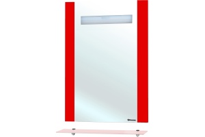 Мебель для ванной Bellezza Берта подвесная 60 красная - 3