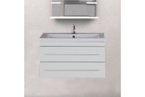 Тумба с раковиной Aquanet Верона 75 подвесная белая