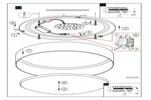 Накладной светильник Eglo ПРОМО Palomaro 93952 - 2