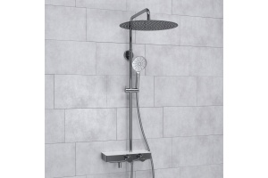 Душевая система WasserKraft 40 с термостатом хром - 2