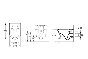 Подвесной унитаз Villeroy&Boch Architectura белый с сиденьем микролифт - 3