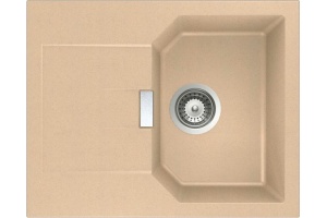 Мойка  Manhattan 40 D Cristalite корз.клапан лунный камень