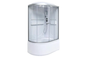 Душевая кабина Deto L 120х80 с электрикой, хром (L620REL) - 2