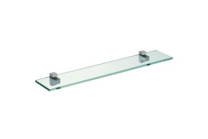 Полка стеклянная Aquaton Альпина 65 хром