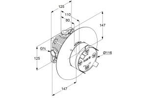 Душевой комплект Kludi Bozz 7 в 1 386400576 - 3