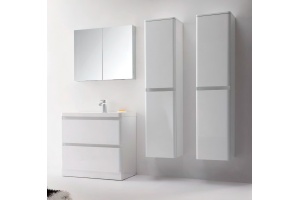 Мебель для ванной BelBagno Energia-N 80 bianco lucido напольная - 2