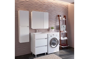 Тумба под раковину напольная Stella Polar Корделия 50 белая - 3