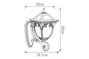 Уличный настенный светильник Feron PL4071 11483 - 3