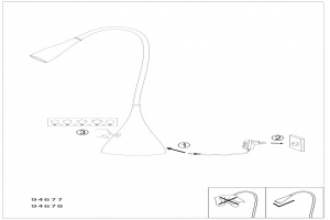 Настольная лампа Eglo Snapora 94677 - 2