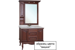 Зеркало-шкаф Bellezza Рим 120 вишня - 2