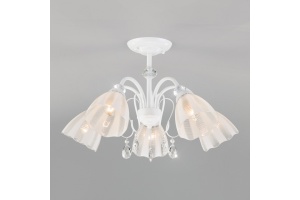 Люстра на штанге Eurosvet Floranse 30155/5 белый