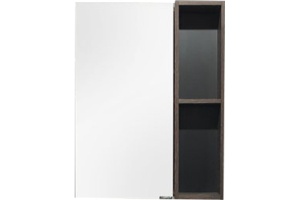 Зеркало-шкаф Comforty Франкфурт 60 дуб темно-коричневый