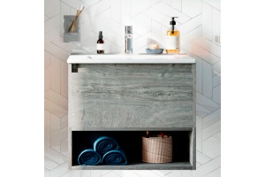 Тумба с раковиной STWORKI Карлстад 60 дуб рошелье