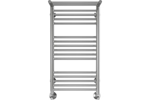 Водяной полотенцесушитель Terminus Аврора П16 400х800 c полкой Хром