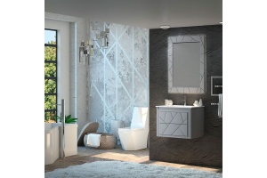 Зеркало Opadiris Луиджи 70 серое - 3