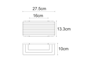 NEW K-711NICKEL Полка металлическая - 3