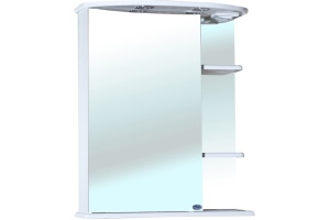 Зеркальный шкаф Bellezza Магнолия 60 L с подсветкой, Белый 4612709002016