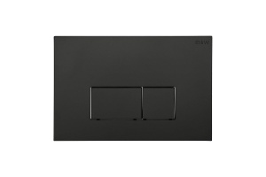 Кнопка смыва Black&White Universell черная матовая