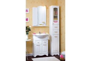 Зеркало-шкаф Бриклаер Анна 60 L, белый - 2