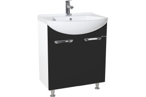 Тумба для комплекта Bellezza Альфа 65 черная