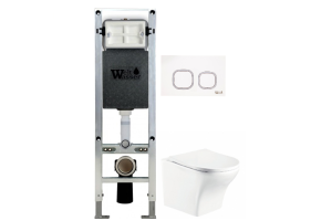 Комплект Weltwasser AMBERG 350 ST + ODENBACH 004 GL-WT + AMBERG RD-WT (10000006566)